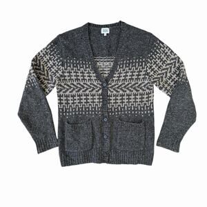 Bridge & Burn Knit Cardigan Sweater, Merino Wool/Alpaca Blend Sustainable Series